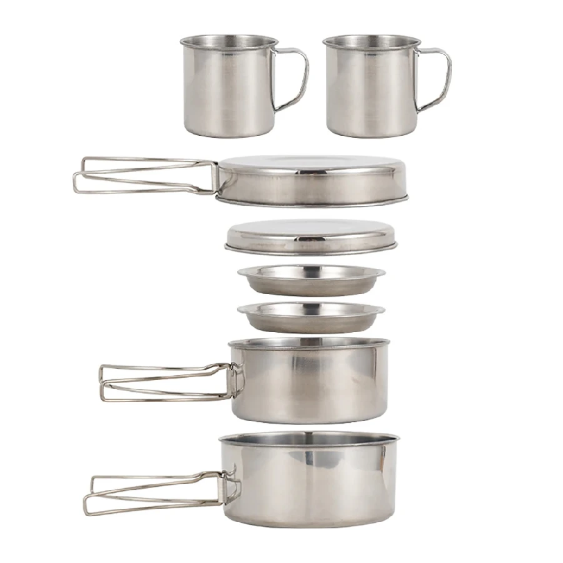 Camping Cooking Accessories Set - طقم أواني طهي للتخييم مكون من