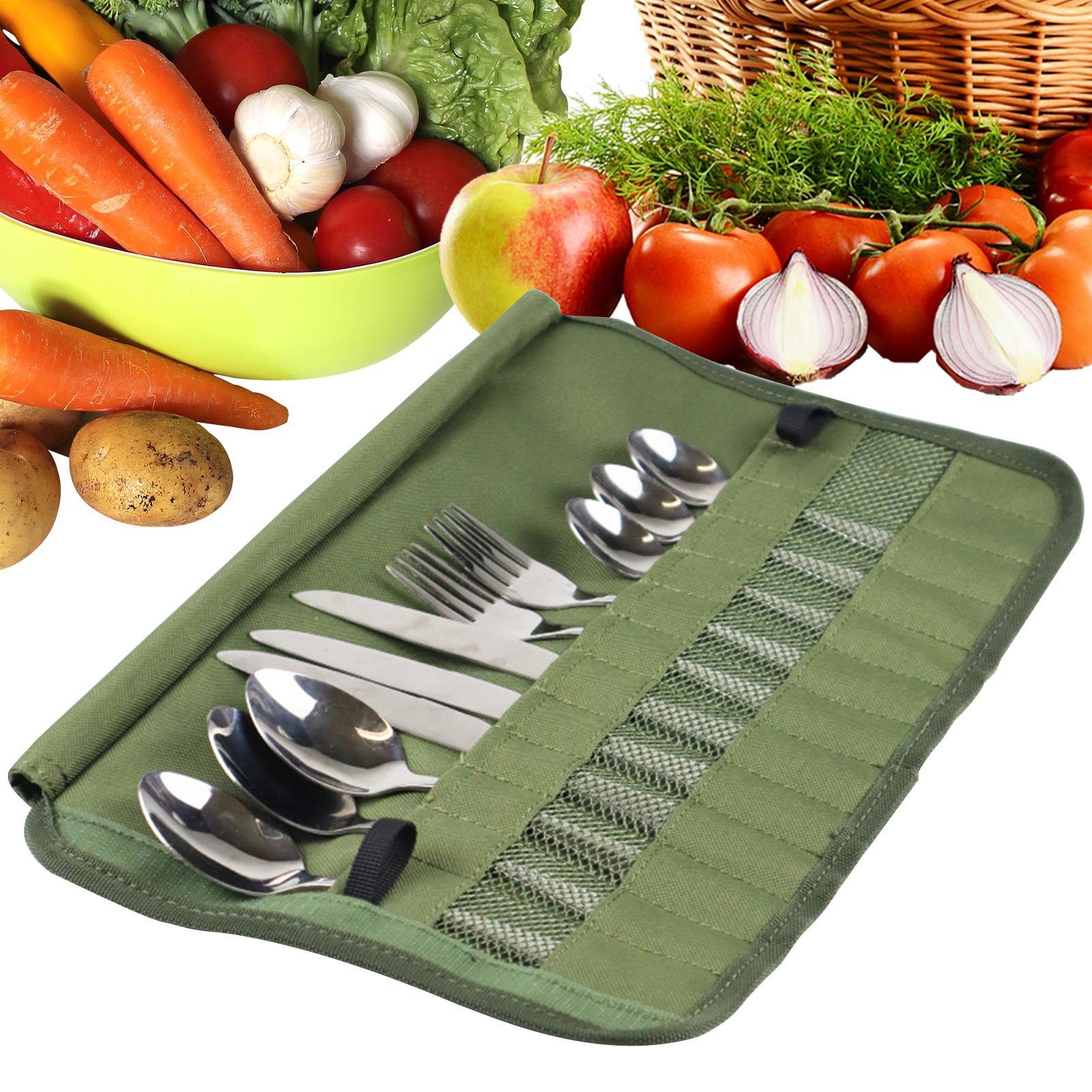 Camping Cooking Box Set - حقيبة أدوات المائدة للتخييم، مجموعة أدوات