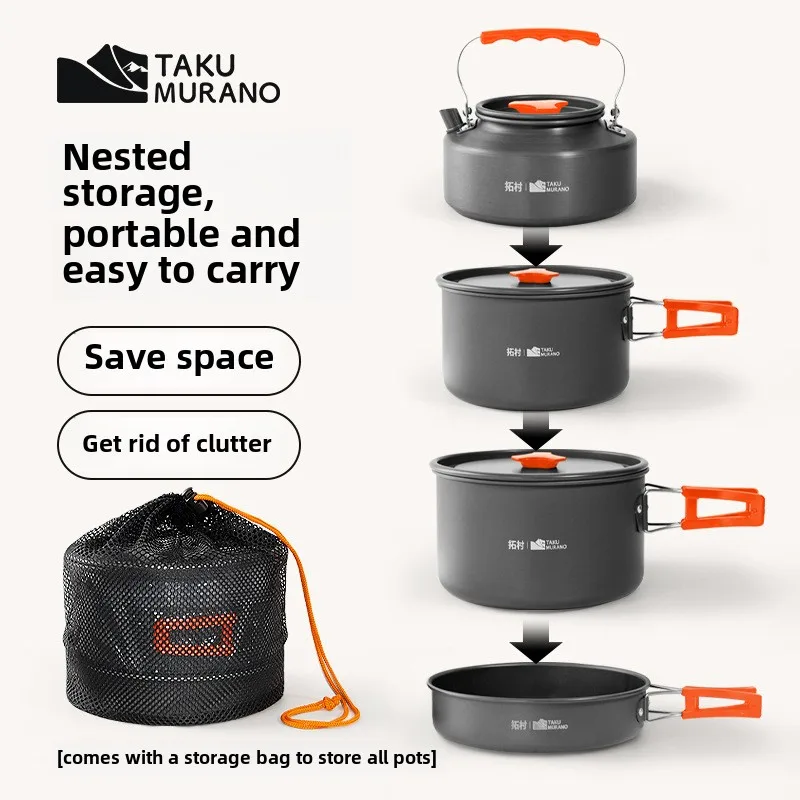 Quality Camping Cooking Set - عالية الجودة في الهواء الطلق مجموعة