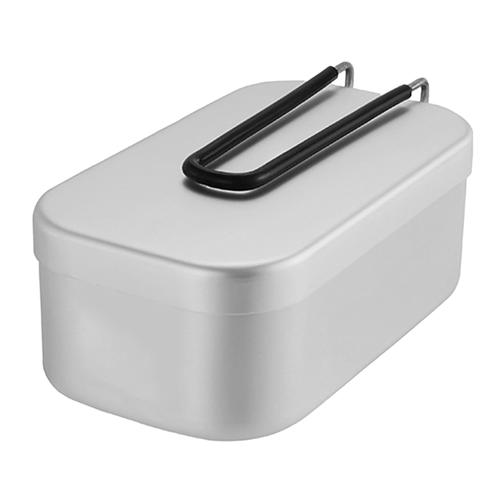 Camping Cooking Box Set - 800 مللي صناديق الغداء الألومنيوم في