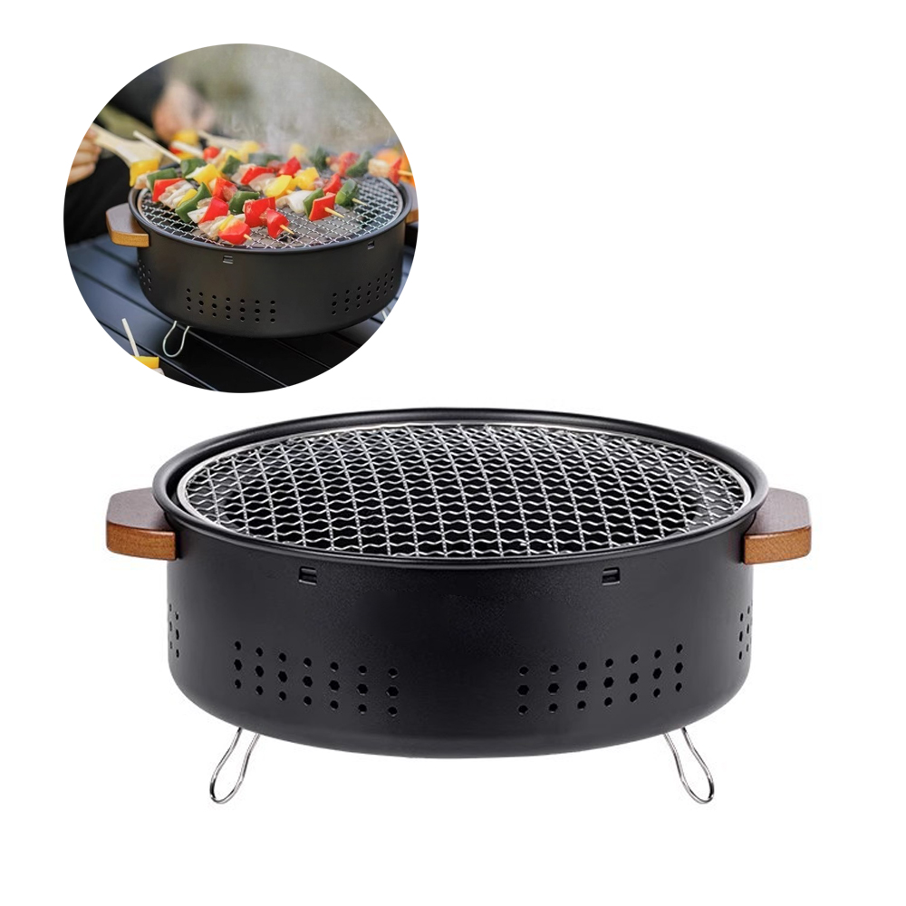 Camping Cooking Range - معدات التخييم، شواية باربكيو خارجية دائرية