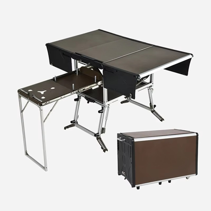 Quality Camping Cooking Set - مطبخ متنقل للتخييم عالي الجودة، طقم