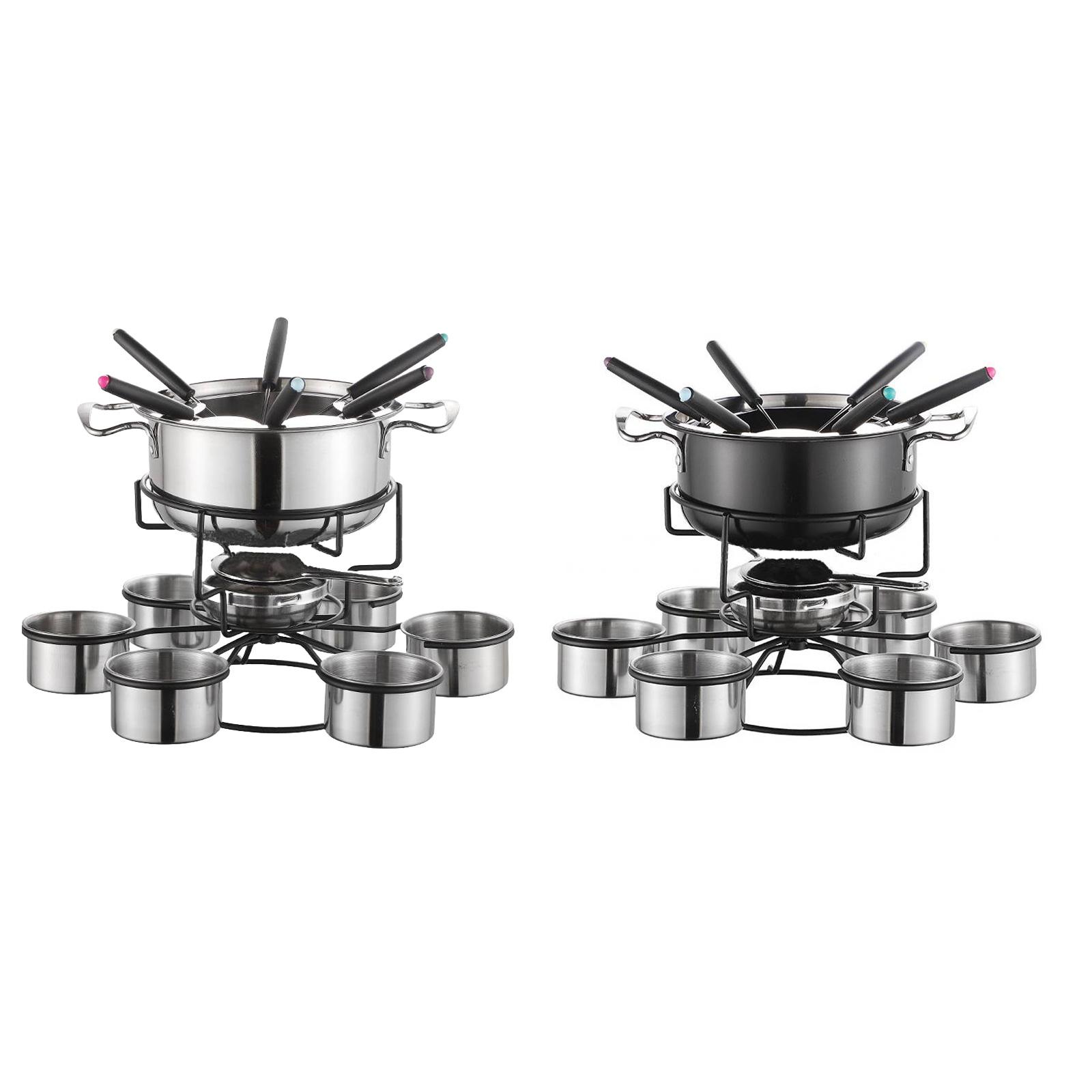 Camping Cooking Stove - طقم وعاء الفوندو مع موقد طهي