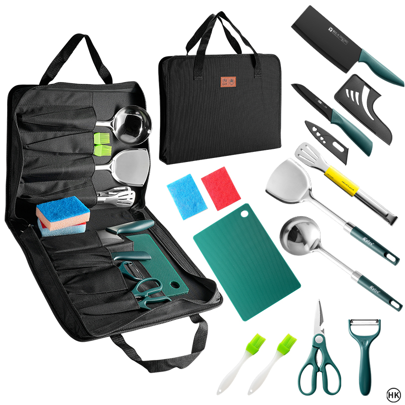 Camping Cooking Accessories Set - مجموعة طهي للتخييم مكونة من 13