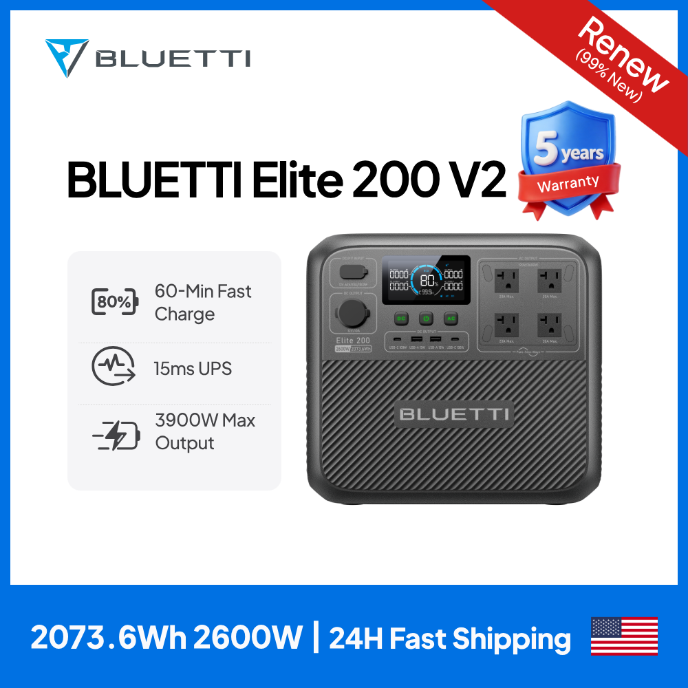 Camping Cooking Box - 【تجديد】محطة طاقة محمولة BLUETTI Elite 200