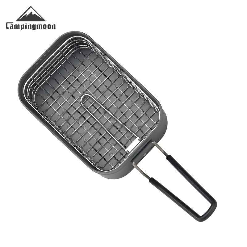 Camping Cooking Box - شبكة قلي قابلة للطي من الفولاذ