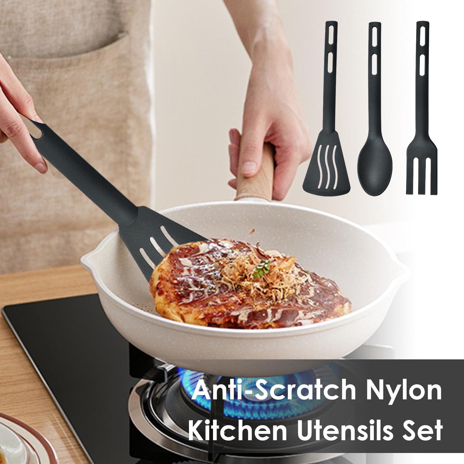 Camping Cooking Accessories Set - مجموعة أدوات المطبخ المقاومة للحرارة، ملحقات