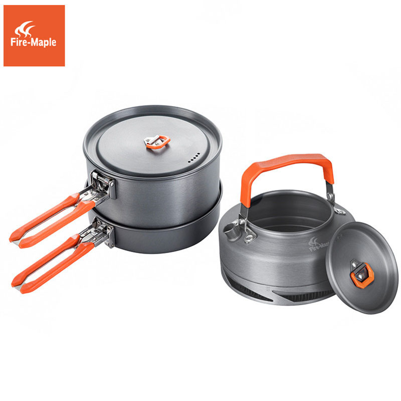 Camping Cooking Accessories Set - النار القيقب التخييم تجهيزات المطابخ المشي