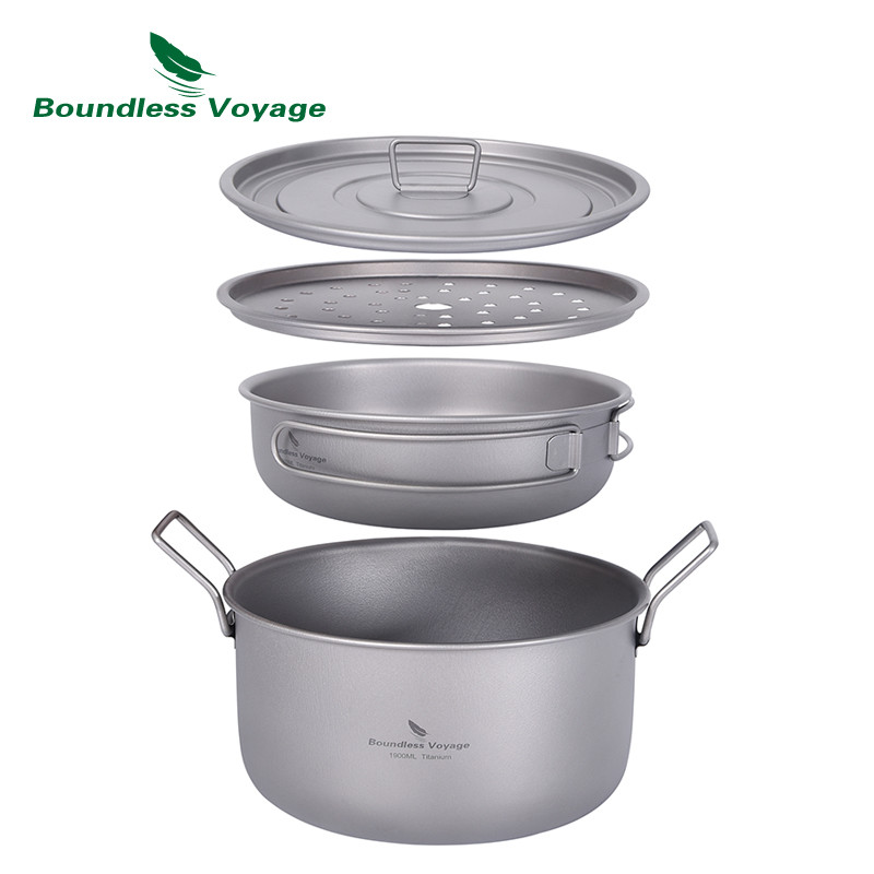Camping Cooking Accessories Set - رحلة لا حدود لها-وعاء طهي متعدد