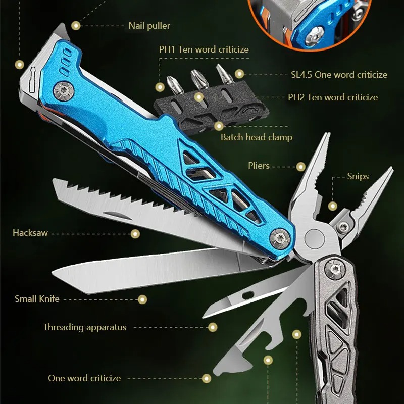 كماشة قابلة للطي محمولة للاستخ - مراجعة Camping Cooking Knives وسعره