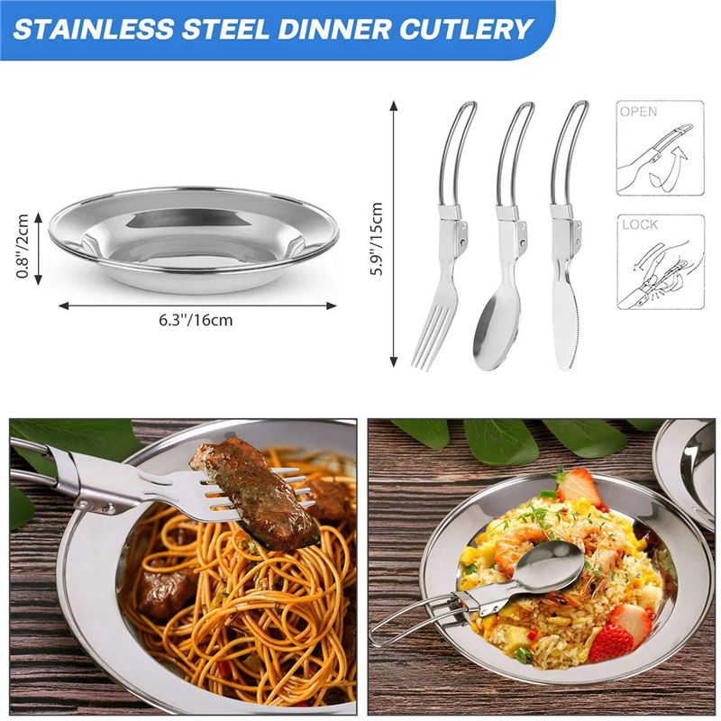 【المشتريين】جهيزات المطابخ التخ - مراجعة Camping Cooking Accessories Set وسعره