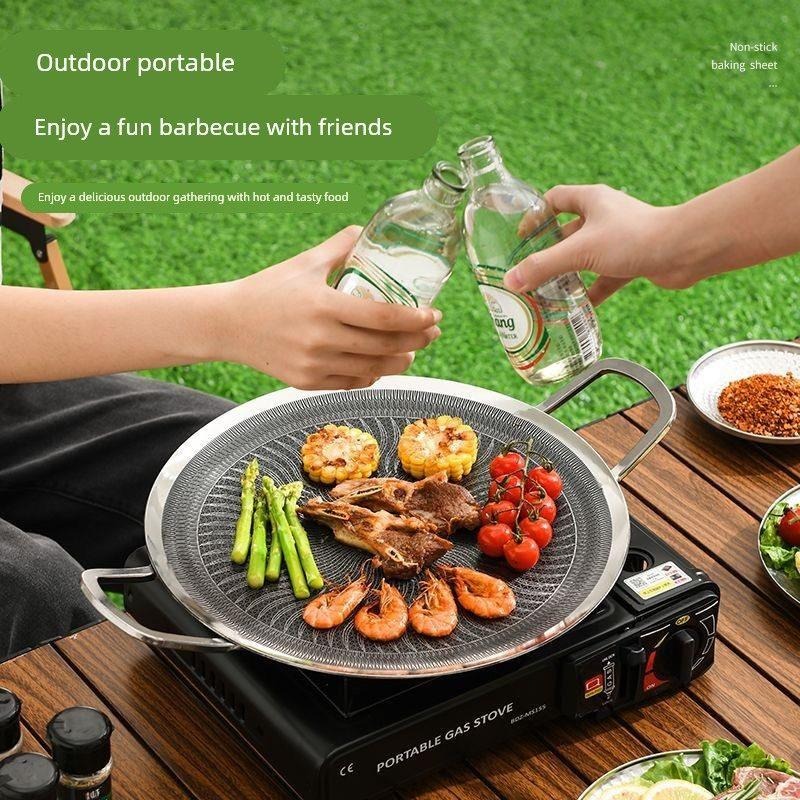 مقلاة شواء متعددة الوظائف من ا - مراجعة Camping Cooking Stove وسعره
