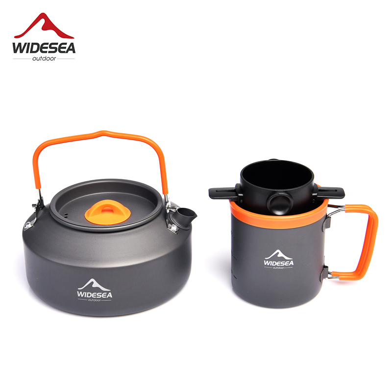 عريضة التخييم القهوة طقم حلل ا - مراجعة Camping Cooking Set With Kettle وسعره