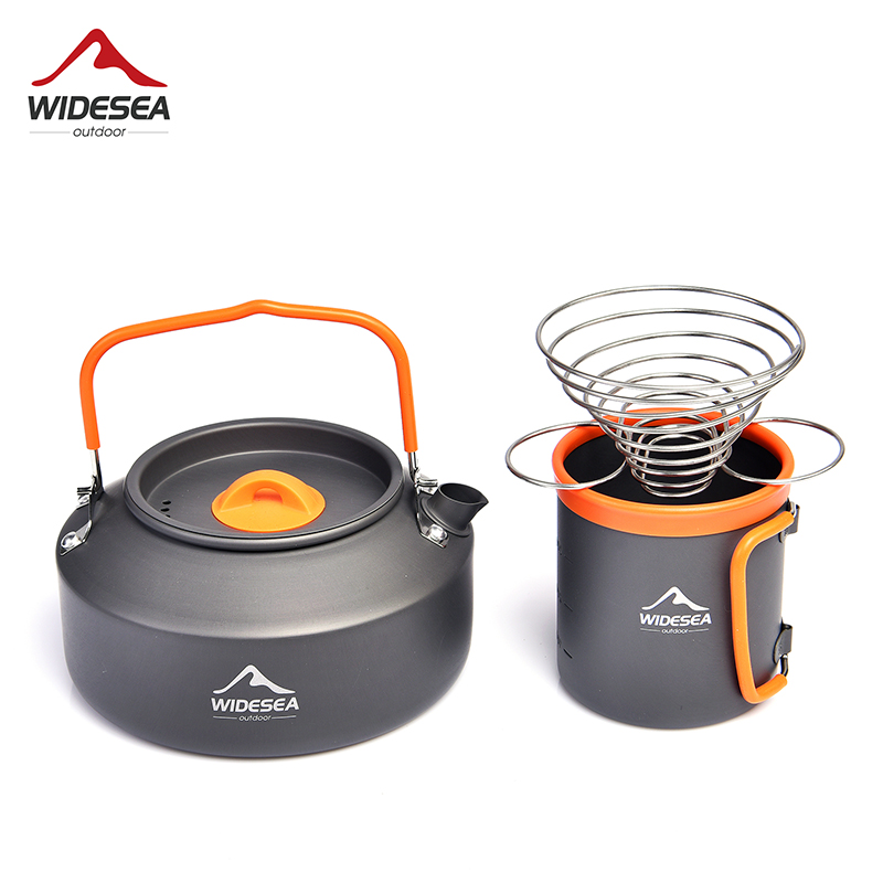 عريضة التخييم القهوة طقم حلل ا - مراجعة Camping Cooking Set With Kettle وسعره