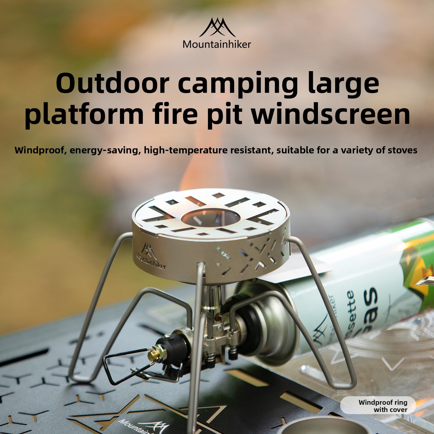 موقد غاز محمول مقاوم للرياح من - مراجعة Camping Cooking Ring وسعره