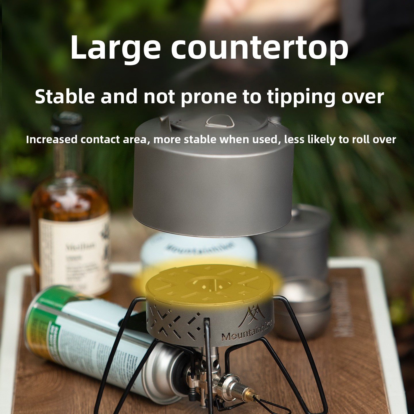 موقد غاز محمول مقاوم للرياح من - مراجعة Camping Cooking Ring وسعره