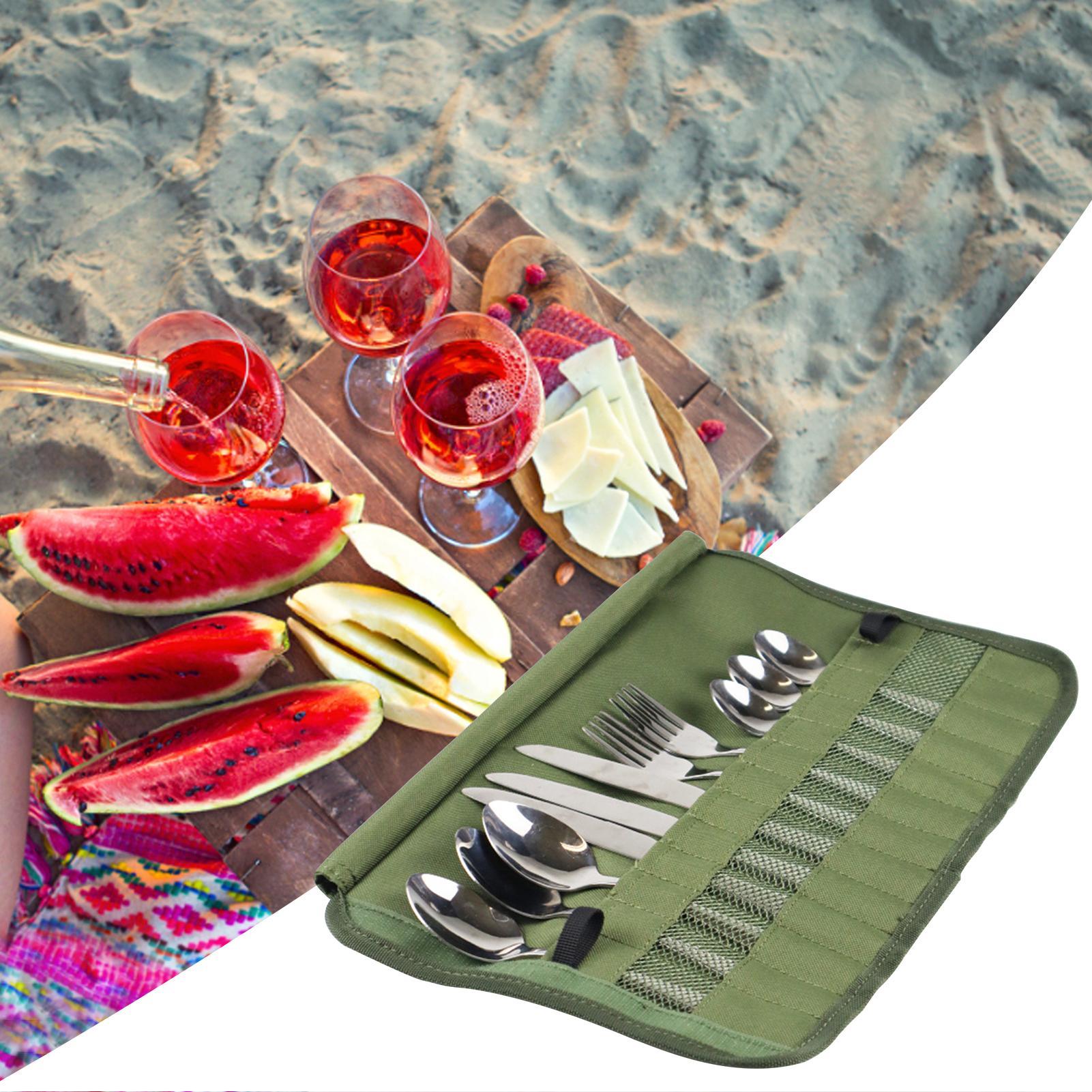 حقيبة أدوات المائدة للتخييم، م - مراجعة Camping Cooking Box Set وسعره