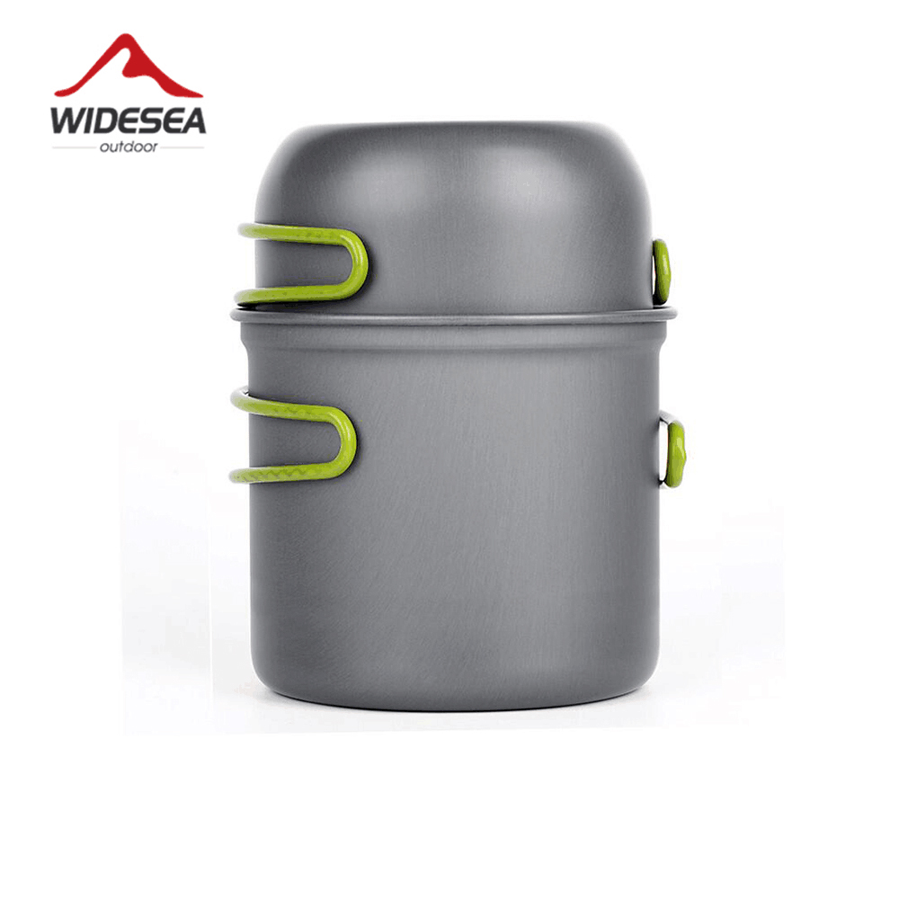 Widesea التخييم أواني الطبخ أد - مراجعة Camping Cooking Set Jetboil وسعره