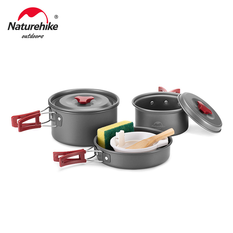 Naturehike التخييم وعاء خفيفة  - مراجعة Camping Cooking Set Jetboil وسعره