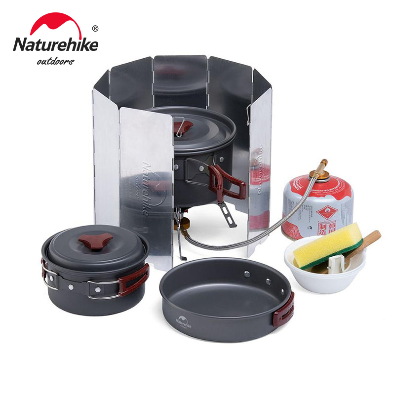 Naturehike التخييم وعاء خفيفة  - مراجعة Camping Cooking Set Jetboil وسعره
