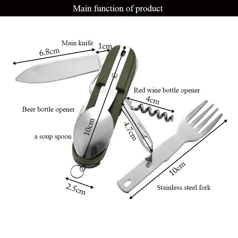 طقم أدوات مائدة للتخييم من الف - مراجعة Camping Cooking And Eating وسعره