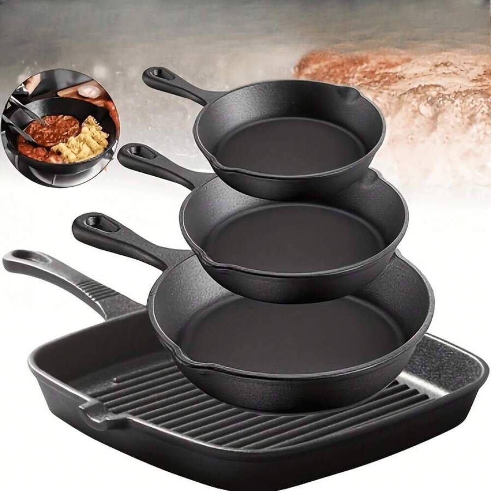 مجموعة أواني طهي من الحديد الز - مراجعة Camping Cooking Set For 4 وسعره