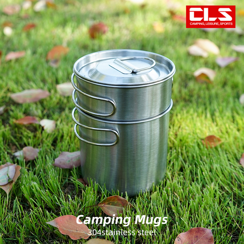 2 قطعة/المجموعة التخييم غلاية  - مراجعة Camping Cooking Set With Kettle وسعره