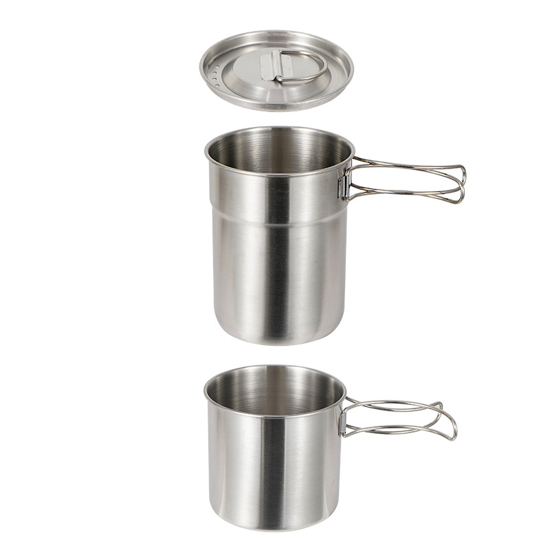 2 قطعة/المجموعة التخييم غلاية  - مراجعة Camping Cooking Set With Kettle وسعره