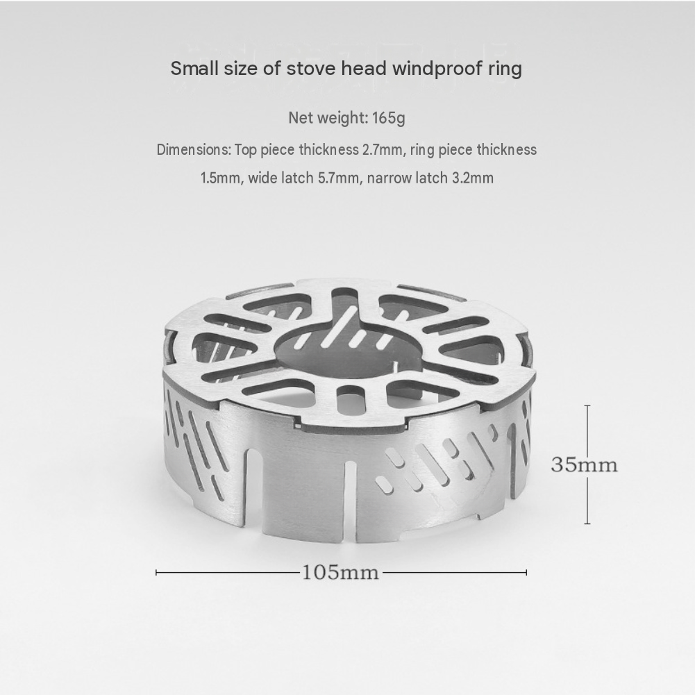حلقة مقاومة للرياح من الفولاذ  - مراجعة Camping Cooking Ring وسعره