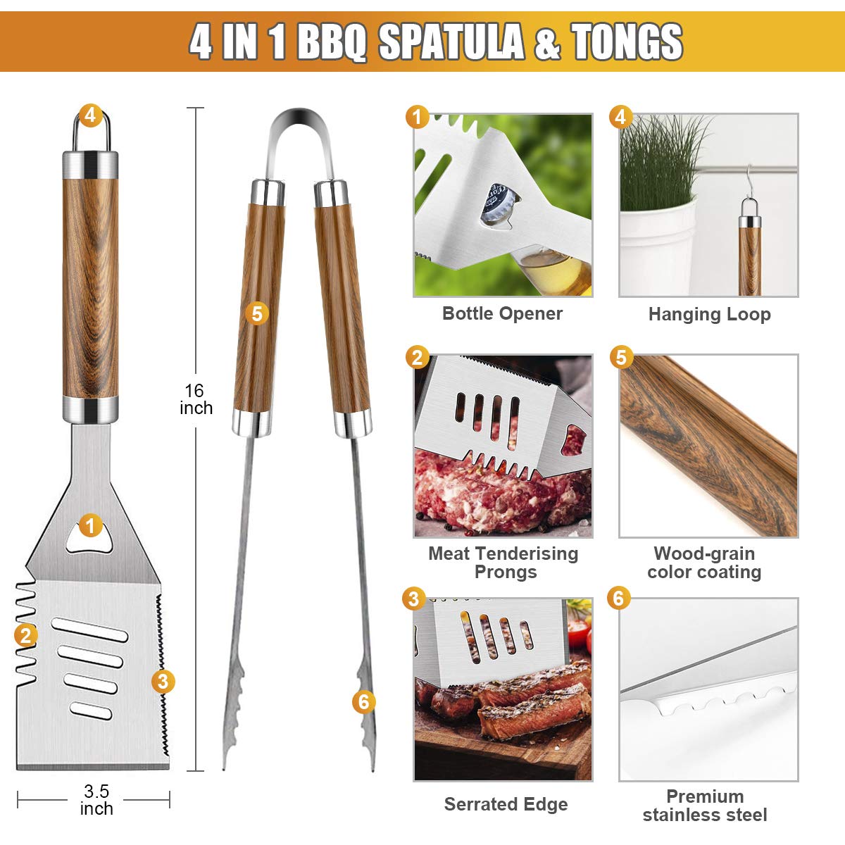 مجموعة ملحقات شواية الشواء مكو - مراجعة Camping Cooking Accessories Set وسعره