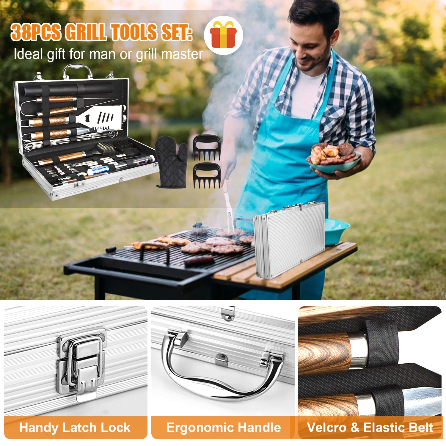 مجموعة ملحقات شواية الشواء مكو - مراجعة Camping Cooking Accessories Set وسعره