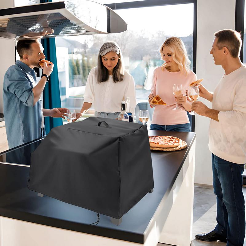 غطاء فرن البيتزا 420D مقاوم لل - مراجعة Camping Cooking Box وسعره