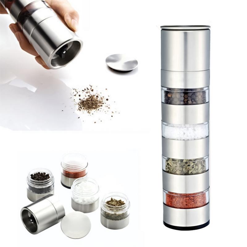 حاويات توابل السفر مطحنة الفلف - مراجعة Camping Cooking Set For 4 وسعره
