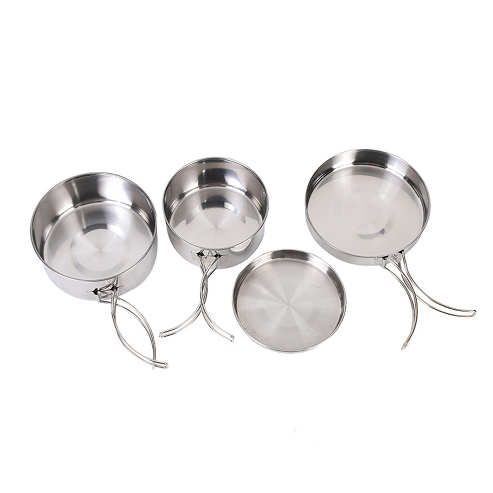 مجموعة أدوات طهي خارجية من الف - مراجعة Camping Cooking Set For 4 وسعره