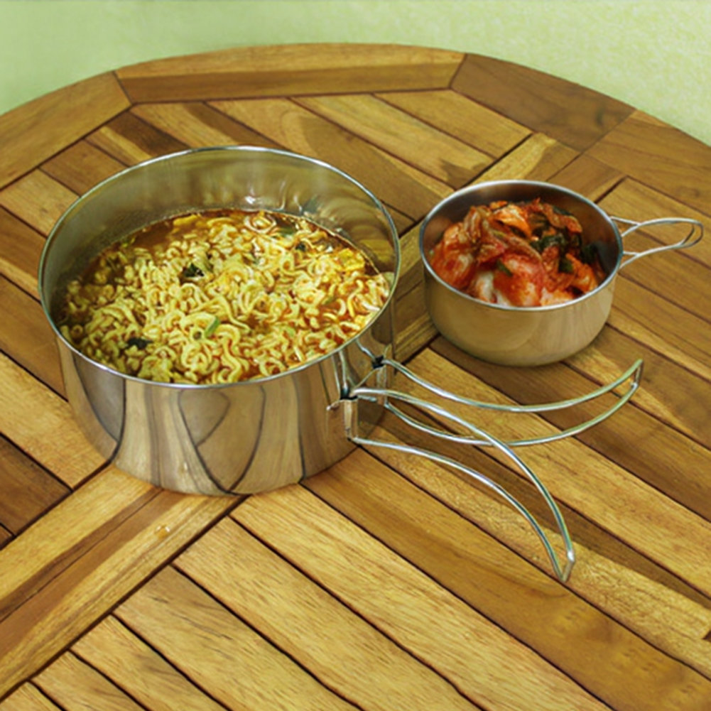 مجموعة أدوات طهي خارجية من الف - مراجعة Camping Cooking Set For 4 وسعره