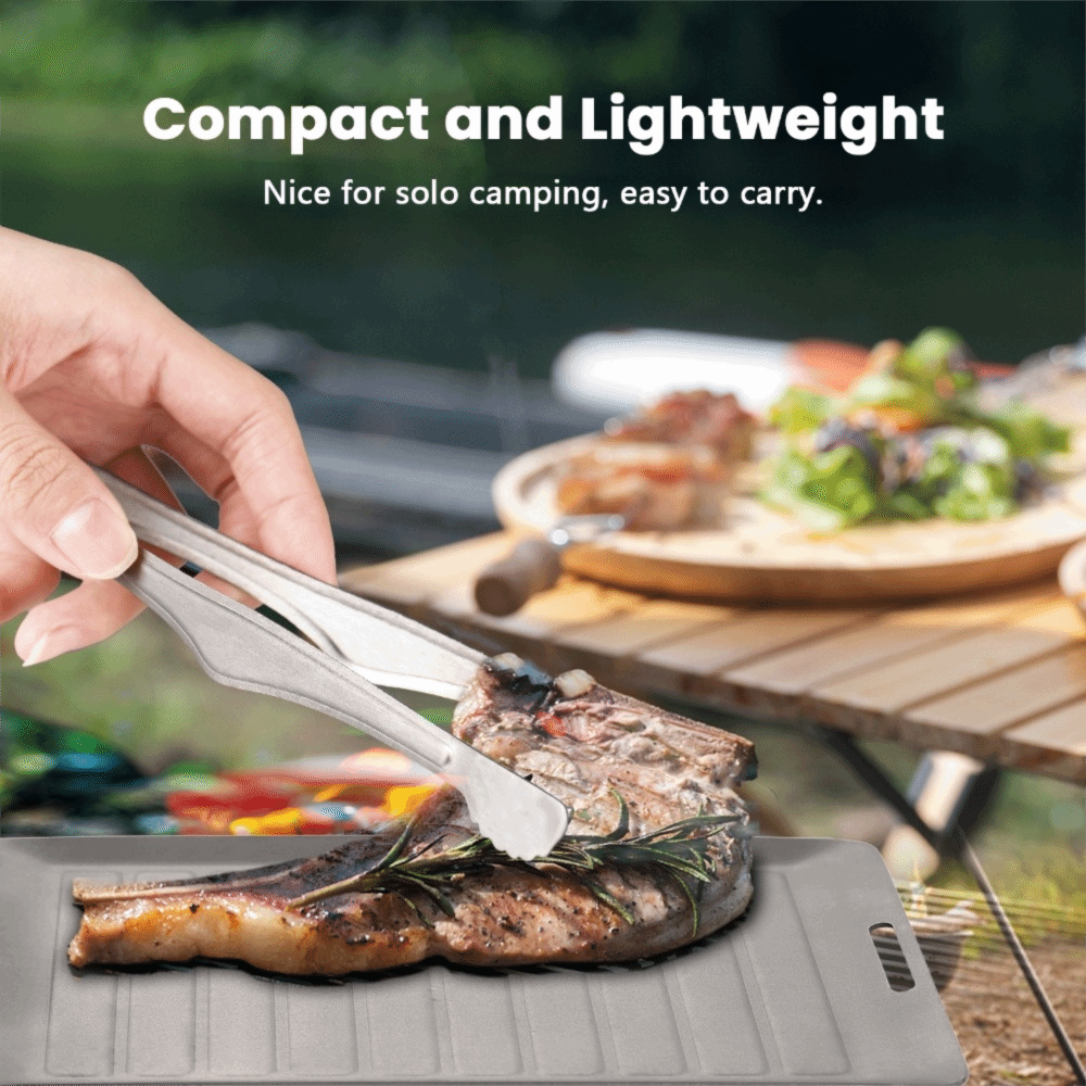 مقلاة شواء من التيتانيوم متينة - مراجعة Camping Cooking Lightweight وسعره