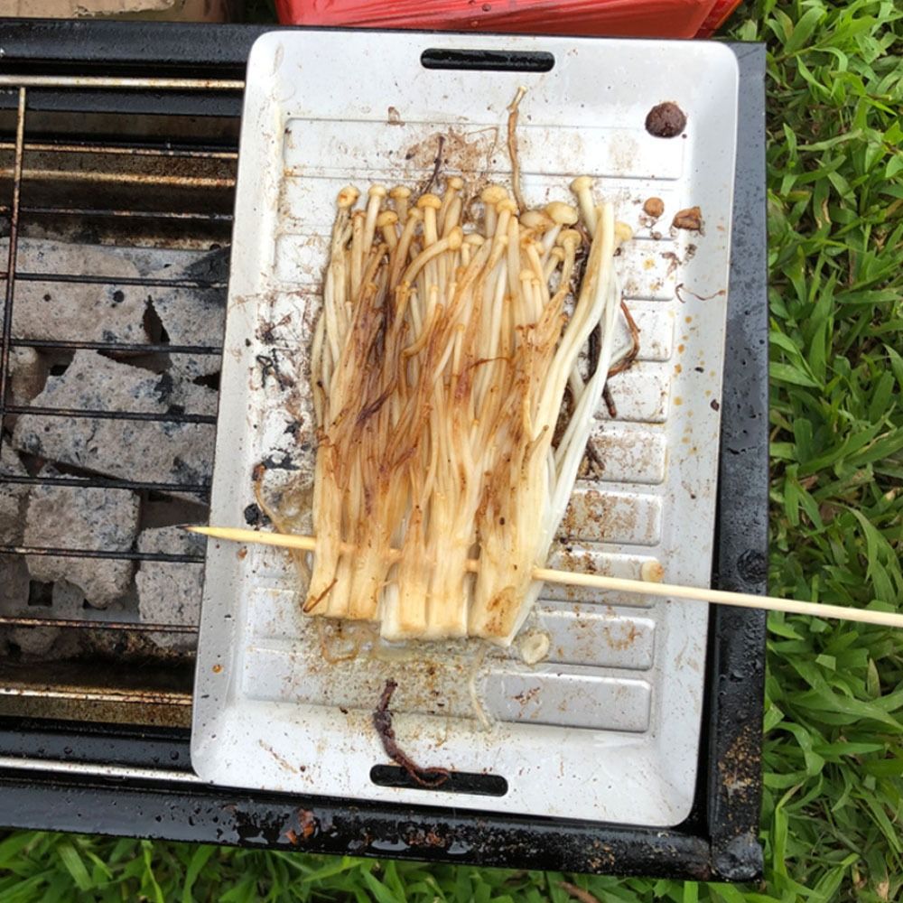 مقلاة شواء من التيتانيوم متينة - مراجعة Camping Cooking Lightweight وسعره