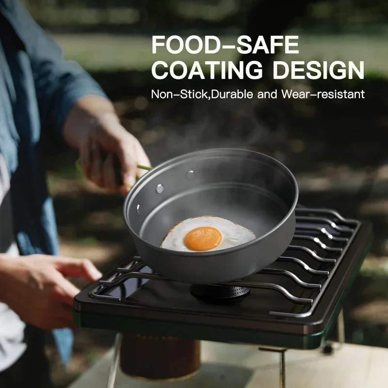 مجموعة أدوات الطهي للتخييم، مج - مراجعة Camping Cooking Set With Kettle وسعره