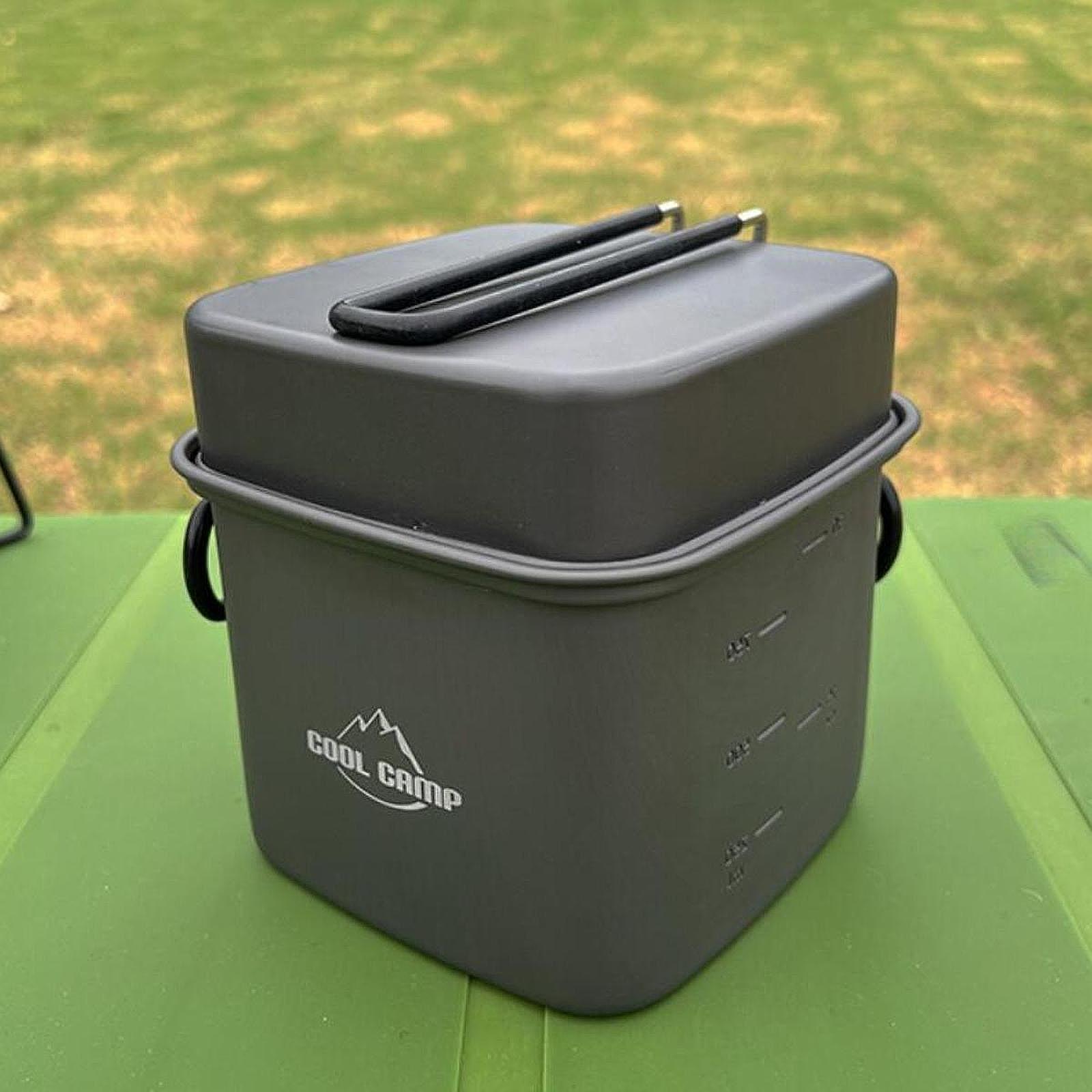 طقم أدوات طهي للتخييم، مقلاة خ - مراجعة Camping Cooking Lightweight وسعره