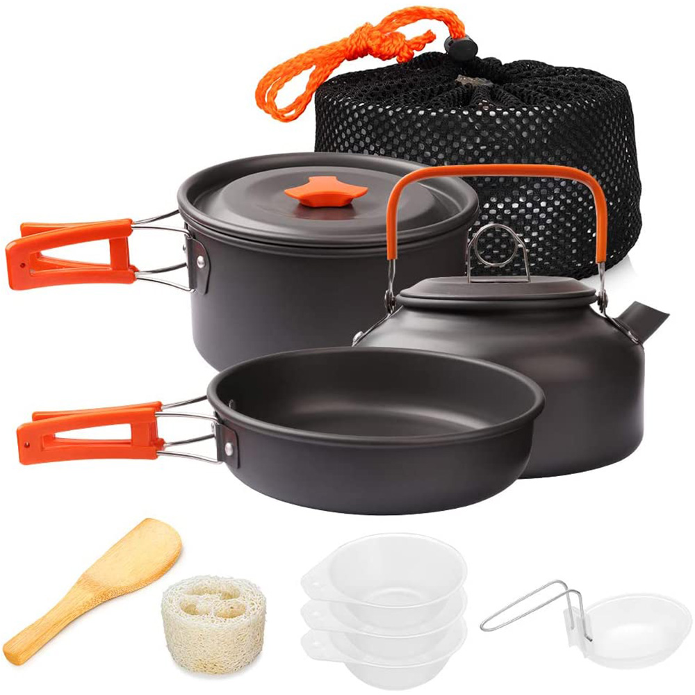 1 قطعة/1 مجموعة التخييم تجهيزا - مراجعة Camping Cooking Accessories Set وسعره