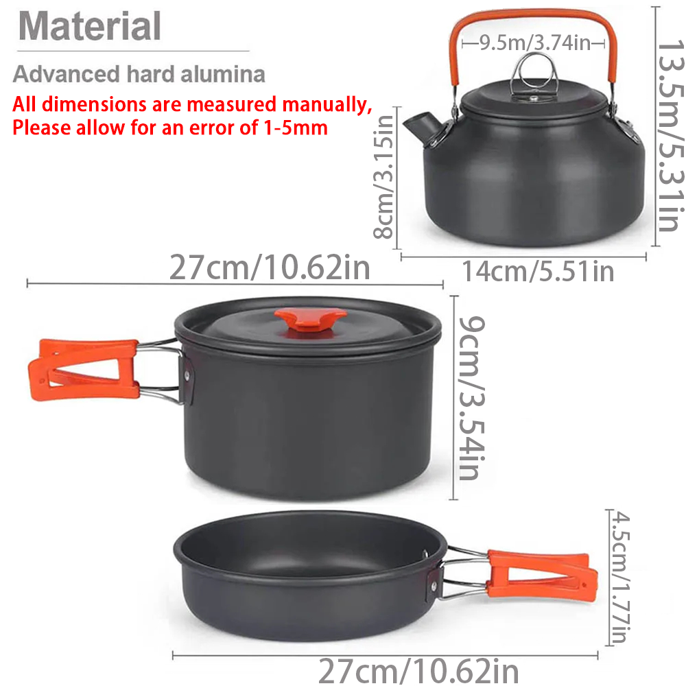 1 قطعة/1 مجموعة التخييم تجهيزا - مراجعة Camping Cooking Accessories Set وسعره