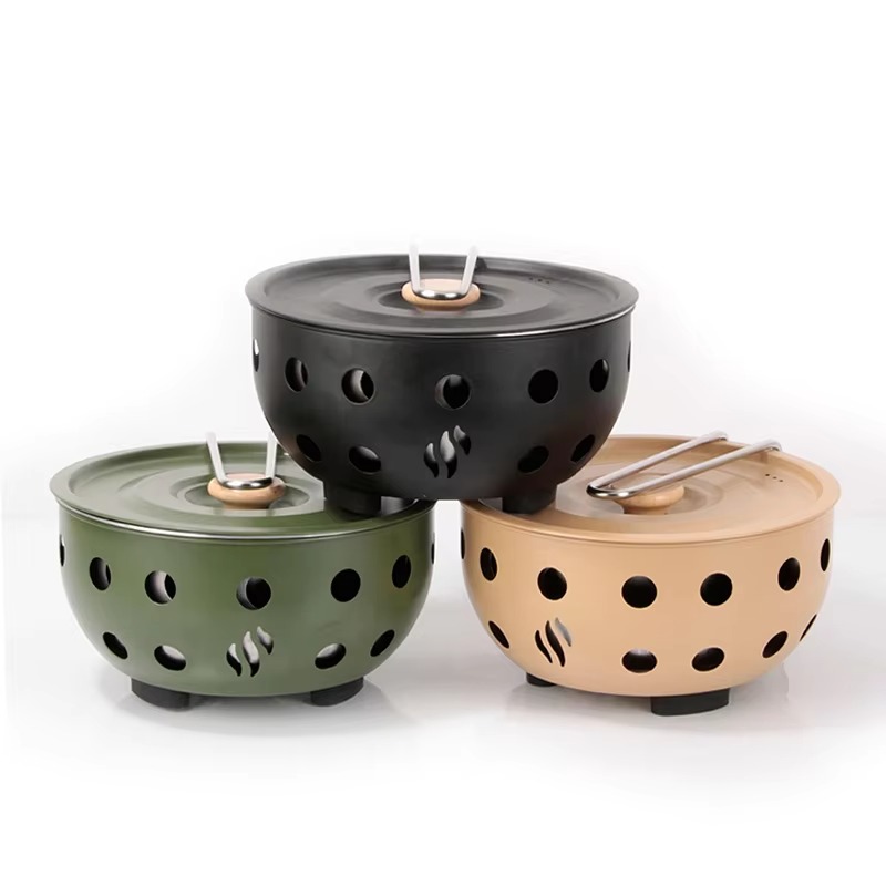 مقلاة طهي غير لاصقة مع غطاء، س - مراجعة Camping Cooking Set For 4 وسعره