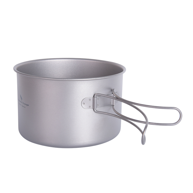مقلاة وعاء من التيتانيوم بدون  - مراجعة Camping Cooking Set With Kettle وسعره
