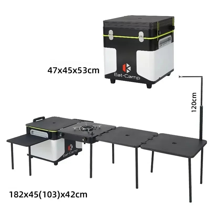JWQ-007 صندوق مطبخ محمول عالي  - مراجعة Quality Camping Cooking Set وسعره