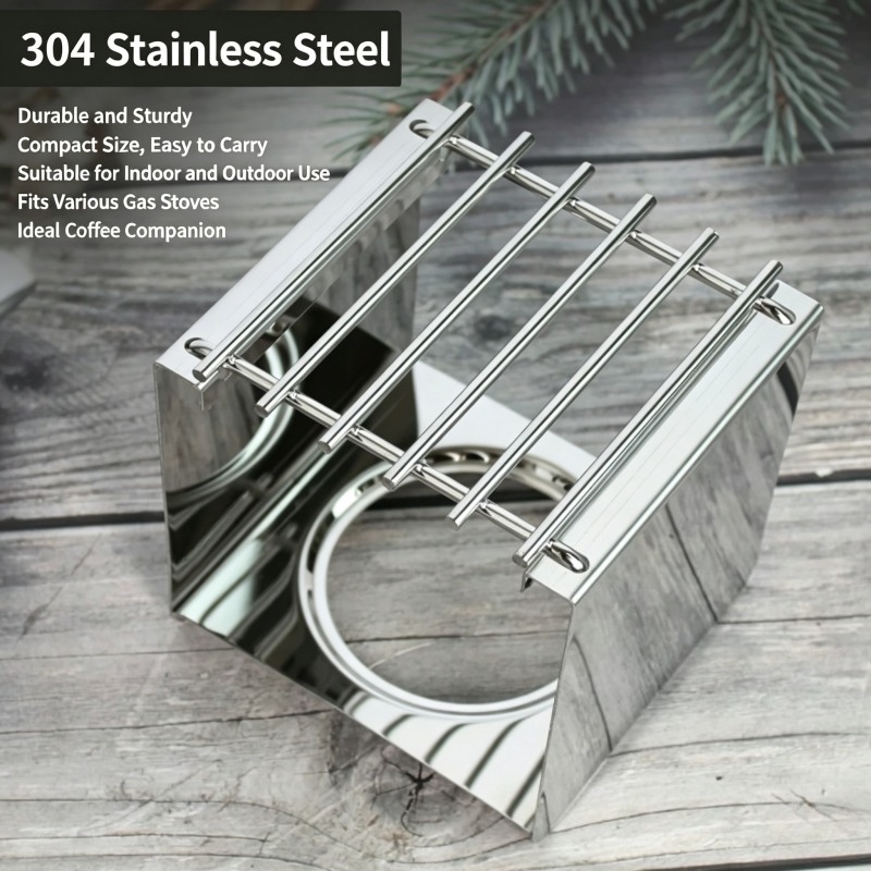 حامل قهوة مربع من الفولاذ المق - مراجعة Camping Cooking Stove وسعره
