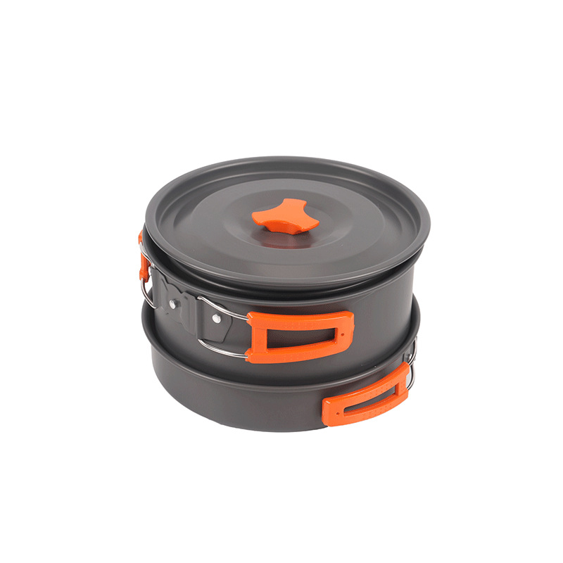 طقم أواني طهي محمول للاستخدام  - مراجعة Camping Cooking Set With Kettle وسعره