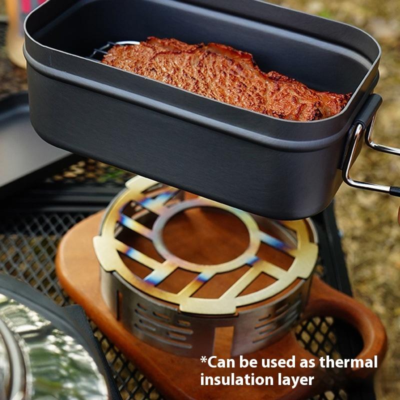 في الهواء الطلق موقد الزجاج ال - مراجعة Camping Cooking Ring وسعره