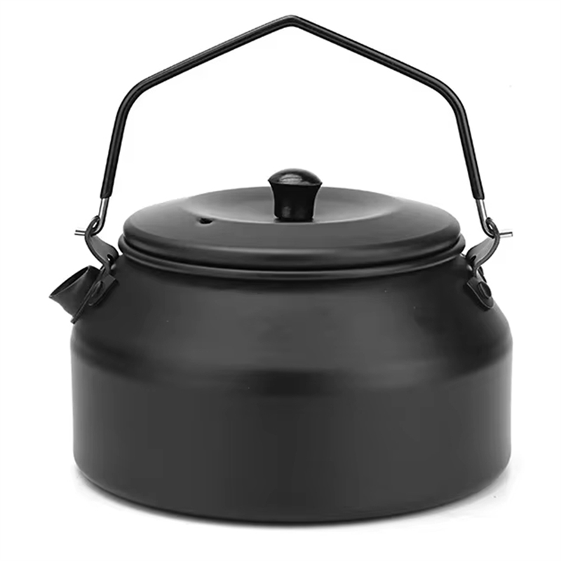 طقم أواني طهي للتخييم غير لاصق - مراجعة Camping Cooking Set With Kettle وسعره