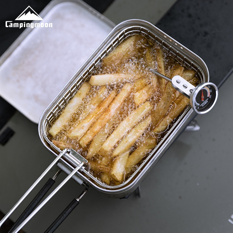 شبكة قلي قابلة للطي من الفولاذ - مراجعة Camping Cooking Box وسعره