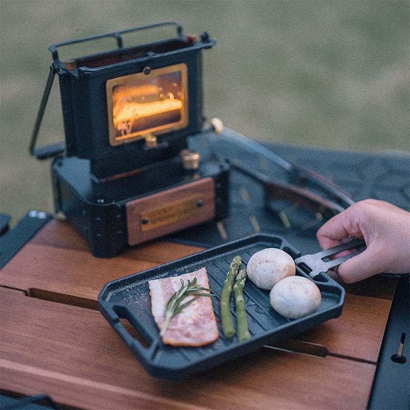مقلاة شواء خارجية صغيرة من COO - مراجعة Camping Cooking Box وسعره